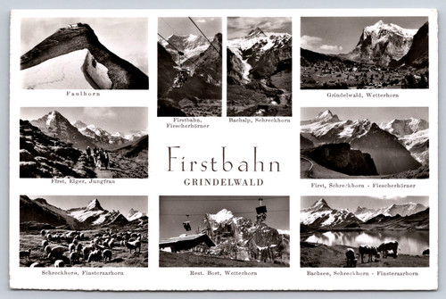 Postcard rppc switzerland - postcard,